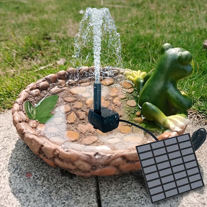 Bonsai Garden Fountain - Solar Fountain with 6 Nozzles -