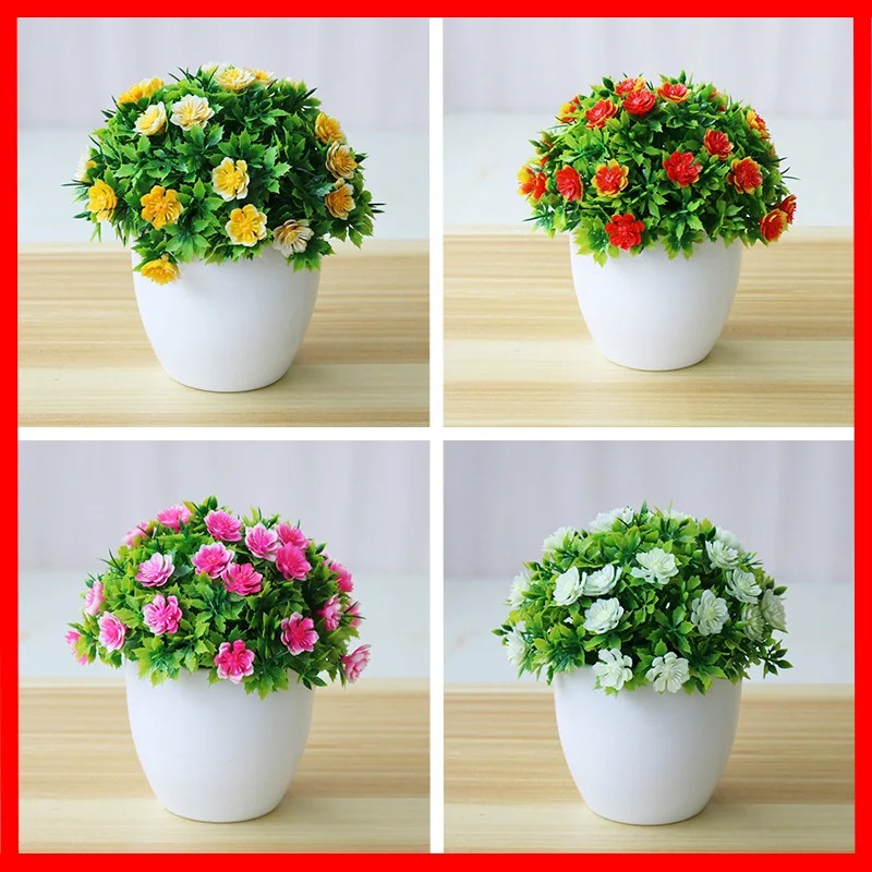Bonsai Garden For Home - 1pc Artificial Plants Bonsai Small Flower