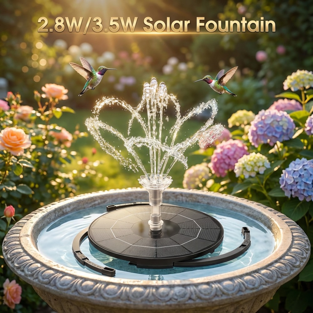 Bonsai Garden Fountain - Solar Fountain Pump,DIY Water Fountain Kit,with