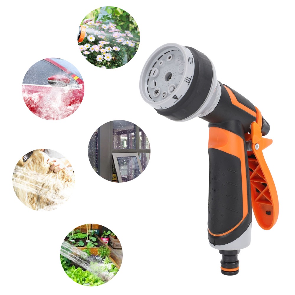Gardena Hose Comfort - ABS,Rubber Garden Hose Nozzle 10 Modes
