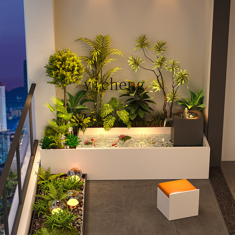 Garden Balcony Flower Box Sitt - Bonsai Garden Fountain review and price