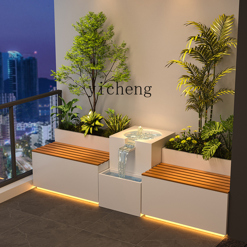 Garden Balcony Flower Box Sitt - Bonsai Garden Fountain review and price