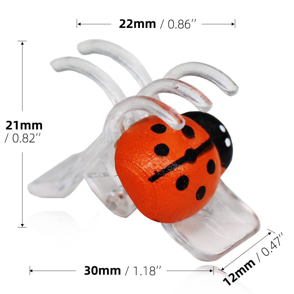 10-800PCS Ladybird Orchid Clip - Bonsai Garden For Home review and price