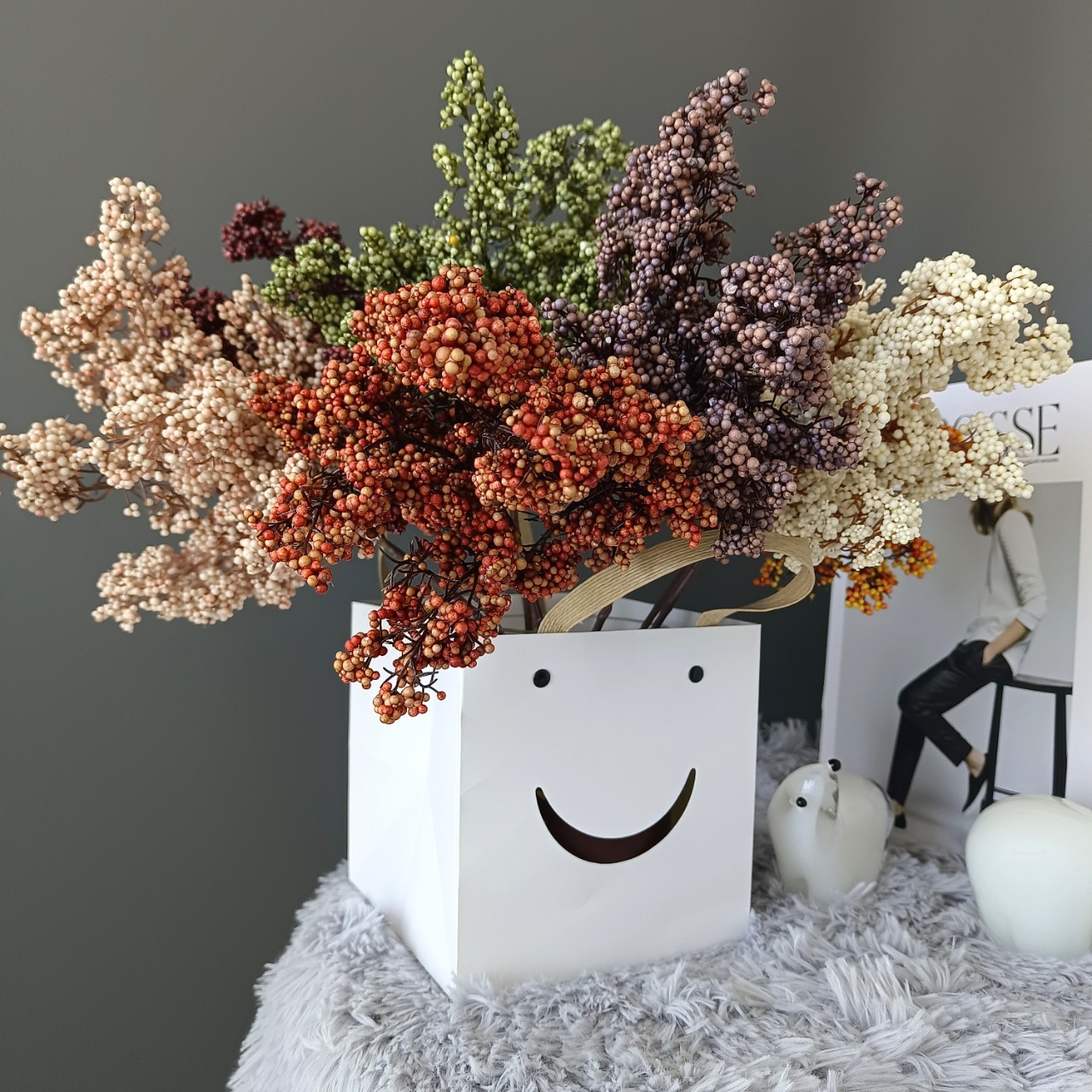 1/3pcs Artificial Flowers Plan - Bonsai Garden For Home review and price