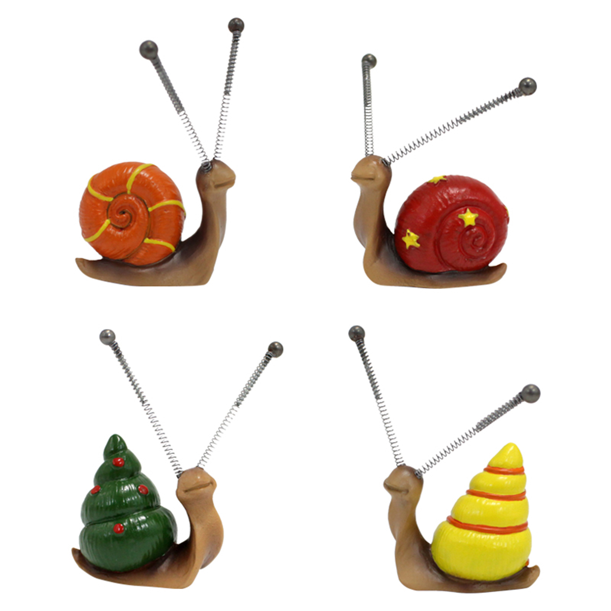 4pcs, Mini Snail Sculpture Bon - Bonsai Garden For Home review and price