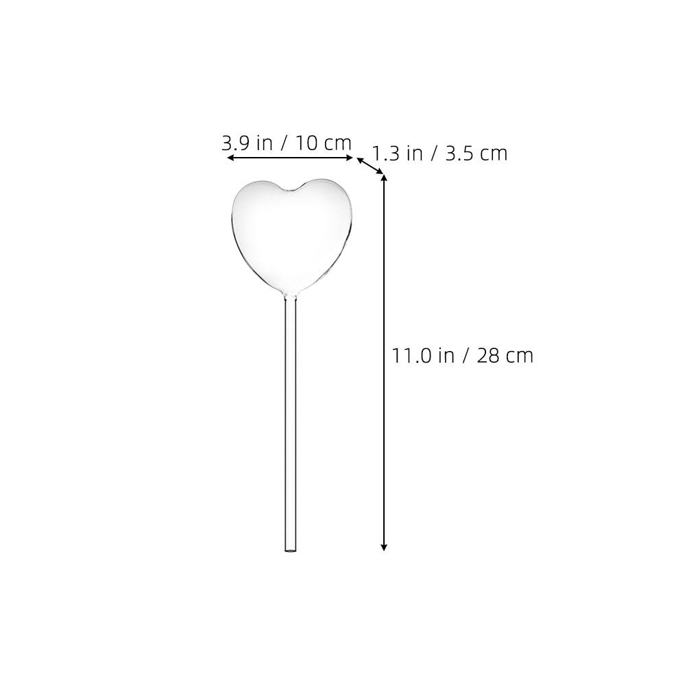 3Pcs Heart Shaped Glass Self W - Bonsai Garden For Home review and price