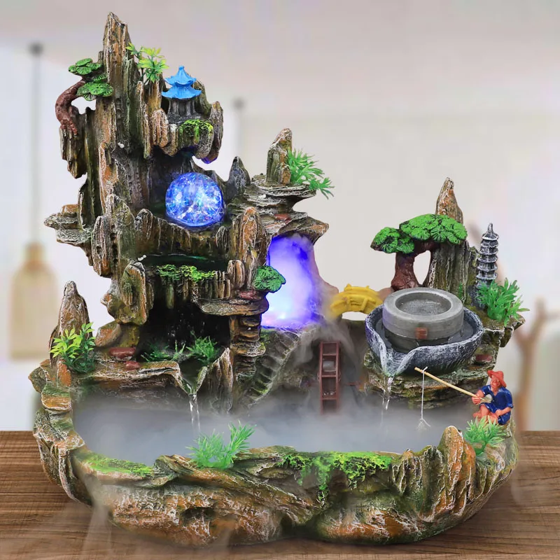 Mountain View Rockery Fountain - Bonsai Garden Fountain review and price