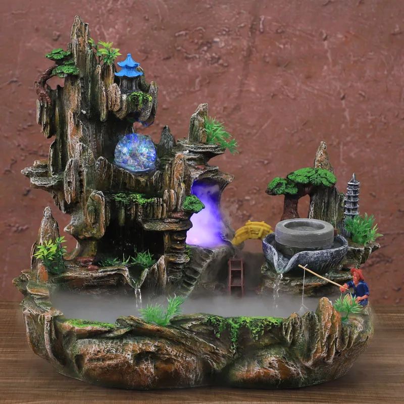 Mountain View Rockery Fountain - Bonsai Garden Fountain review and price