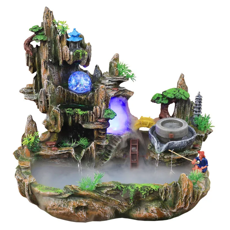 Mountain View Rockery Fountain - Bonsai Garden Fountain review and price