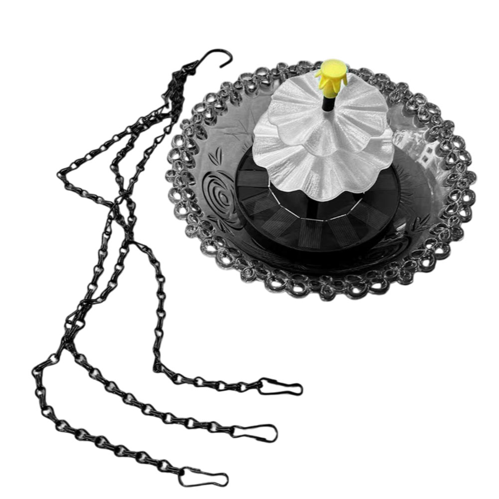 Solar Powered Hanging Birdbath - Bonsai Garden Fountain review and price