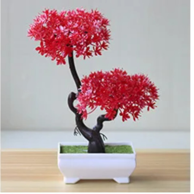 Artificial Small Tree Potted P - Bonsai Garden For Home review and price