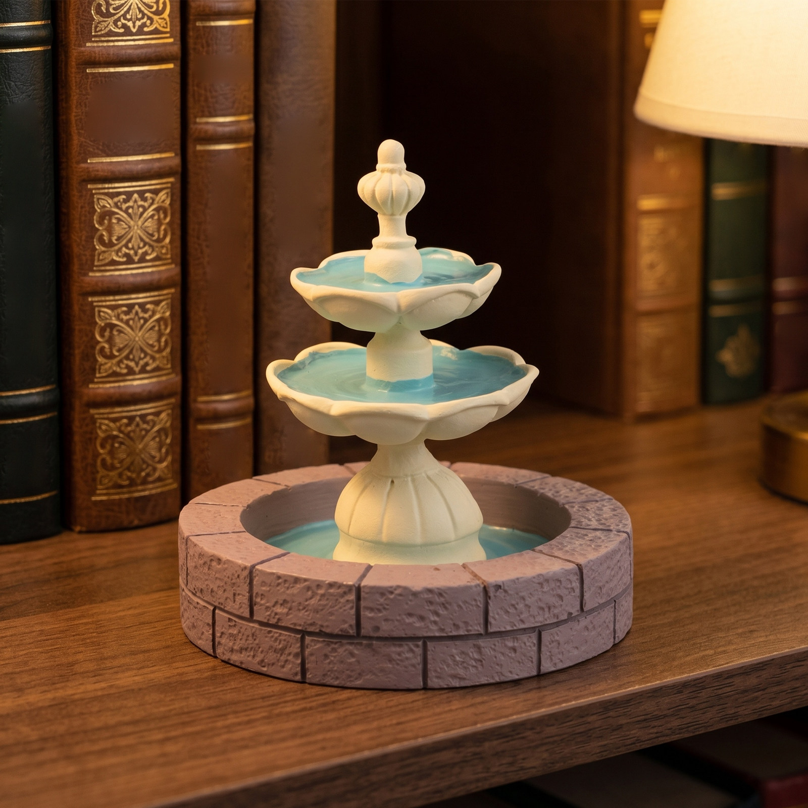 2Pcs Mini Resin Fountain Decor - Bonsai Garden Fountain review and price