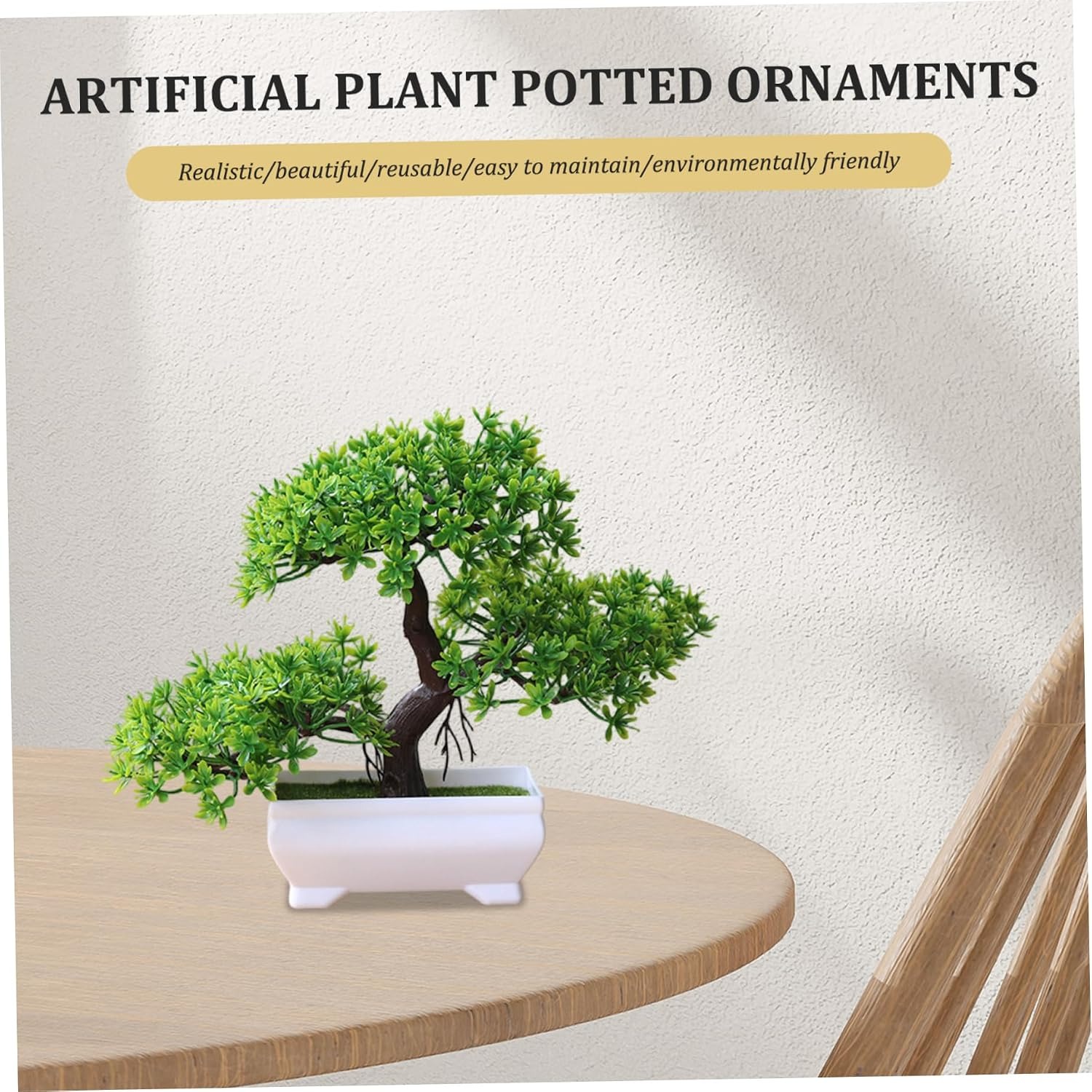 1/2Pcs Artificial Bonsai Tree  - Bonsai Garden For Home review and price